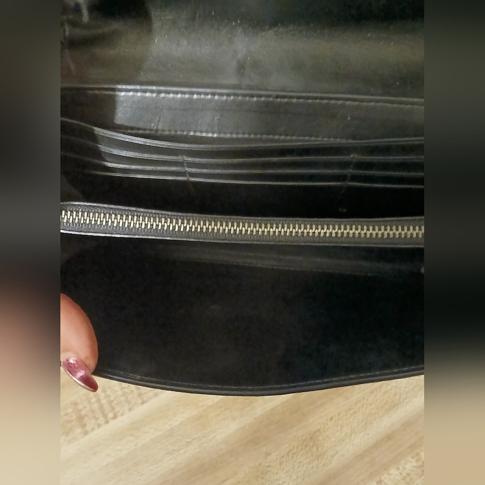 SOLD DO NOT BUT Coach Swagger Black Wristlet LIKE NEW & STUNNING - Picture 10 of 10